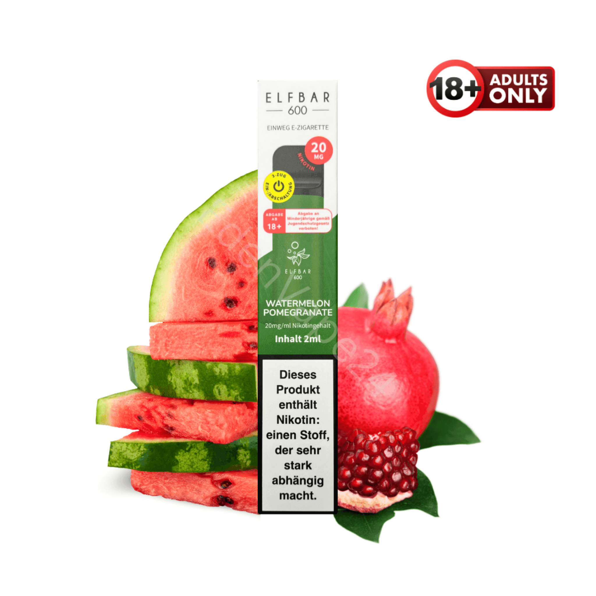 Elfbar 600 - Watermelon Pomegranate - EdenVape24